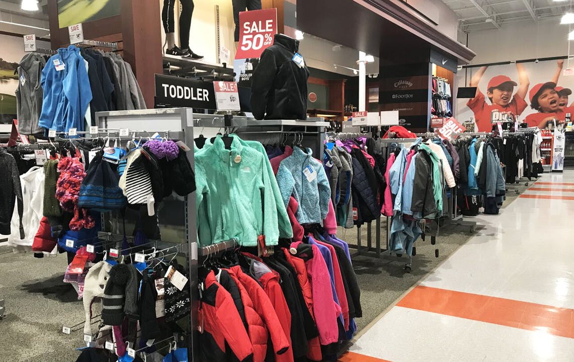 north face jackets at dick's sporting goods