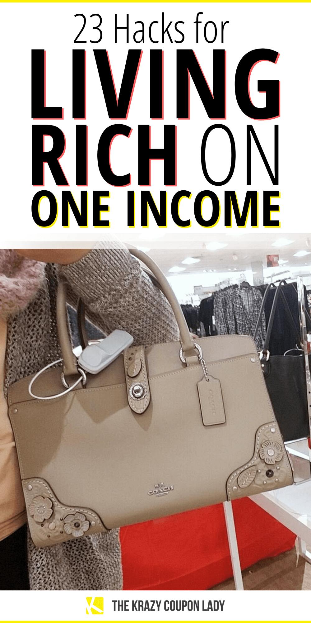 How to Live Rich on One Income