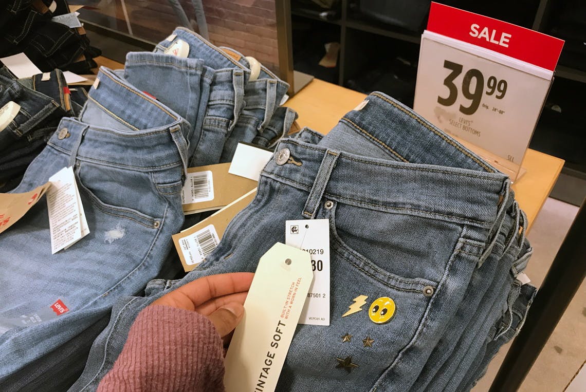 levi jeans on sale at jcpenney