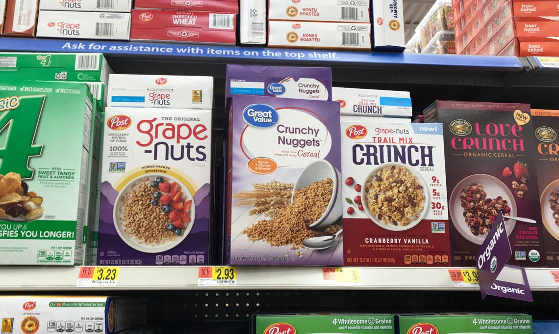 Post Cereals, as Low as $0.87 at Walmart! - The Krazy Coupon Lady