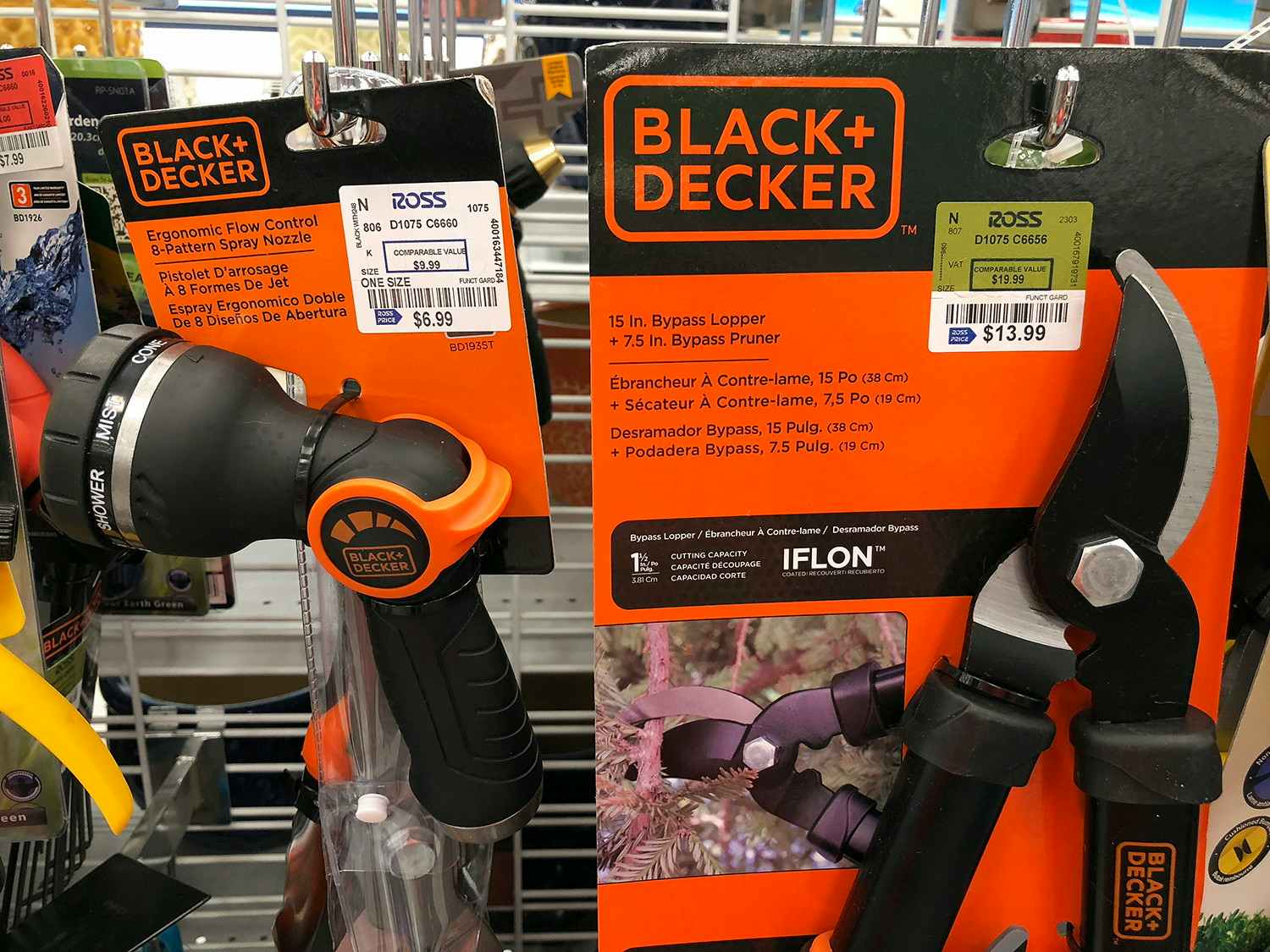 Black + Decker pruner sets $6 less than Amazon at Ross.