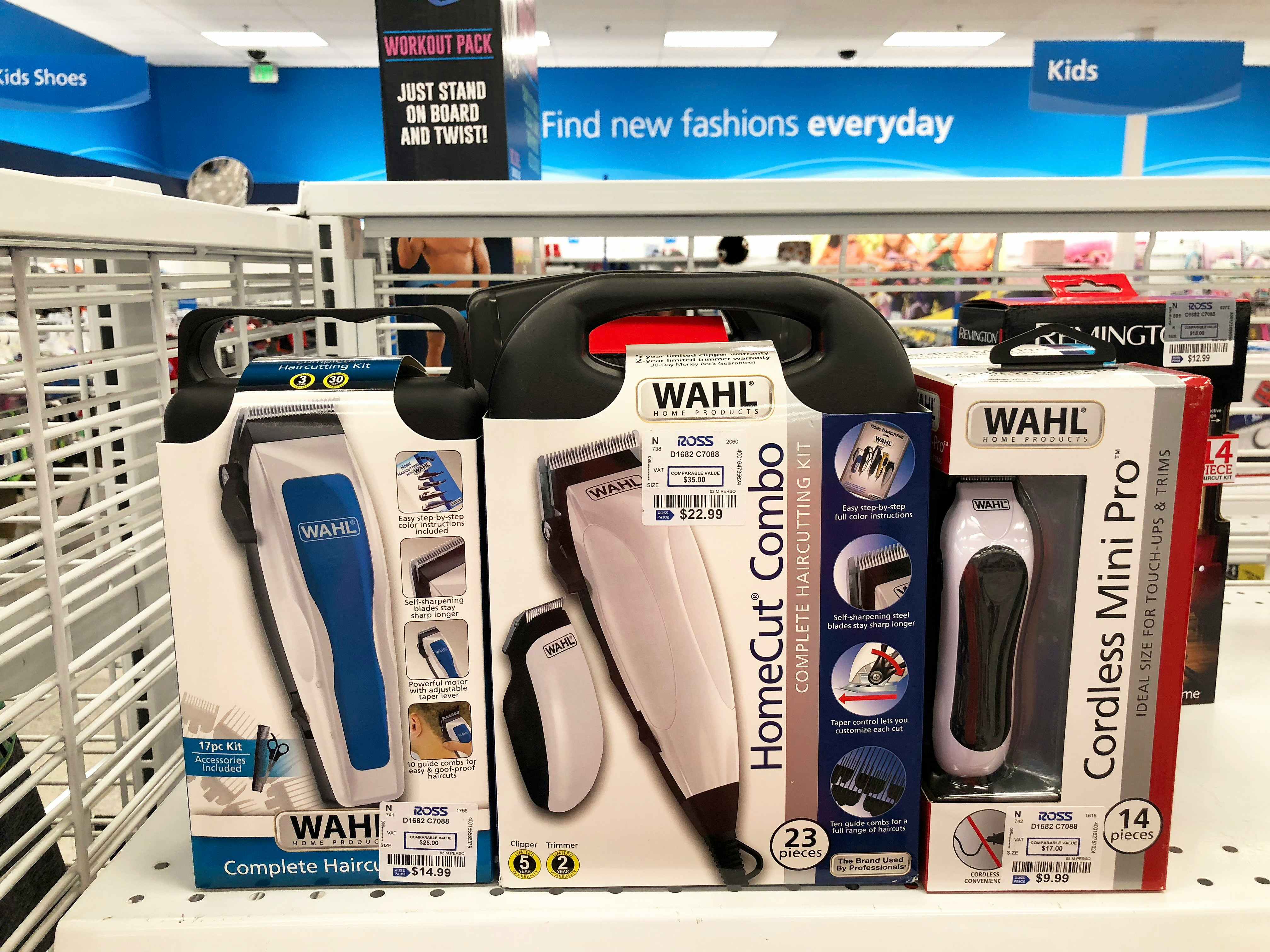 Wahl Cordless Mini Pro for $9.99 at Ross versus $19.99 at Amazon.