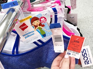 Hanes bras and undies for 1/3 the price at Target at Ross.