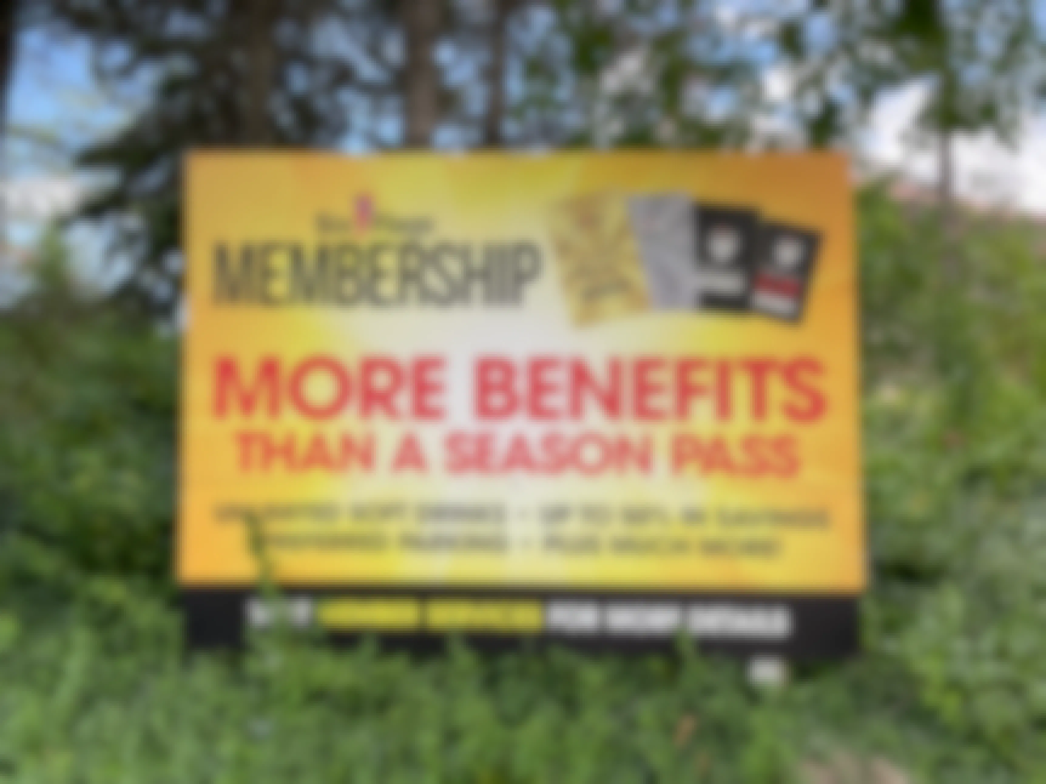 Assign detailing membership benefits for a Six Flags amusement park