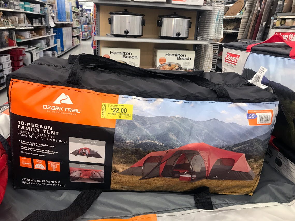 camping equipment clearance