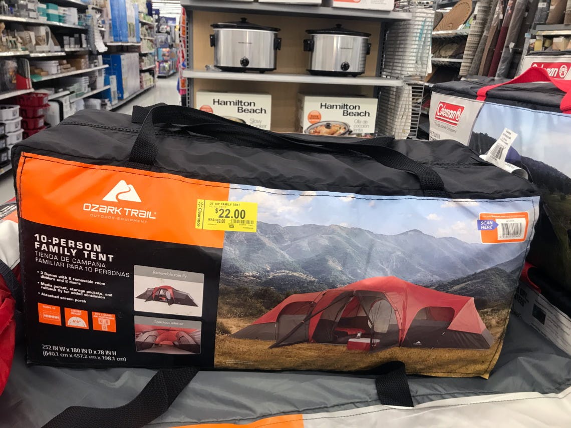 camping equipment clearance sale