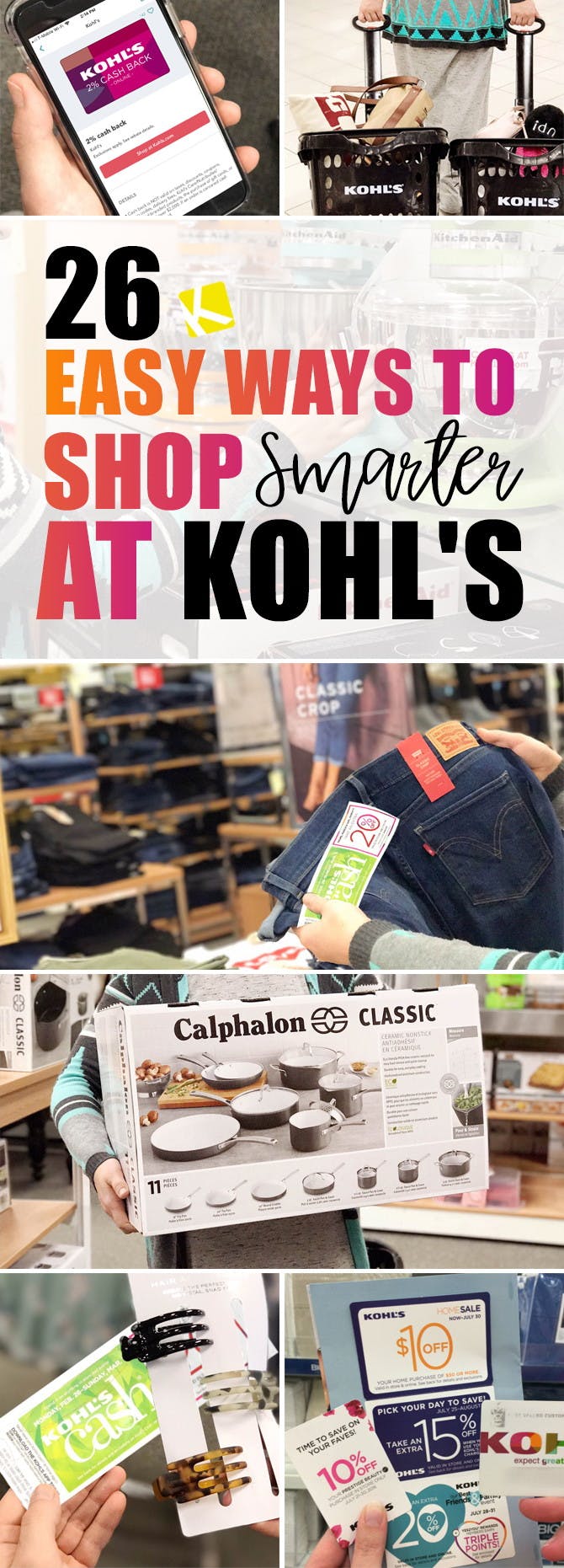 26 Easy Ways to Shop Smarter at Kohl's