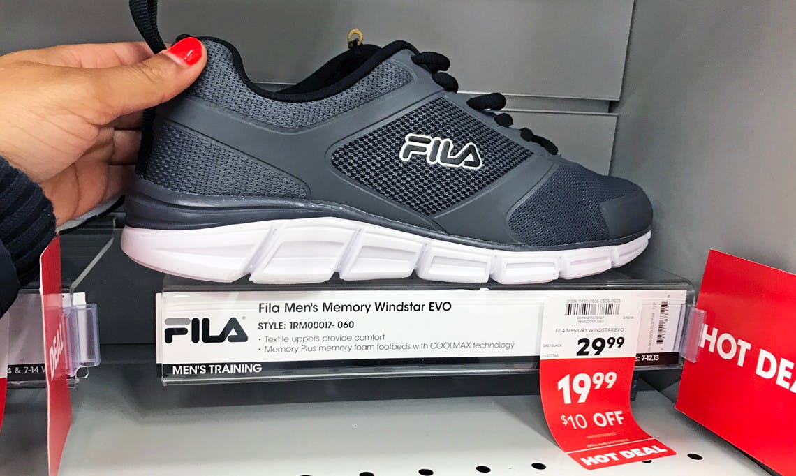 fila memory foam shoes price