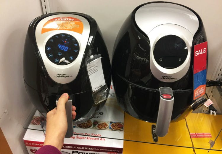 sizes of air fryers