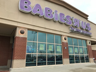 the exterior of a babies r us