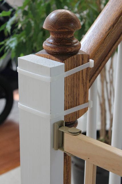 Install a baby gate easily.