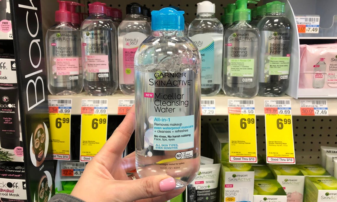 cvs garnier micellar water