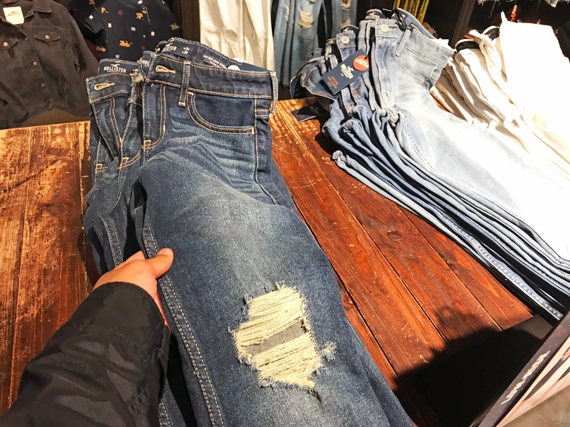 when does hollister have jean sales