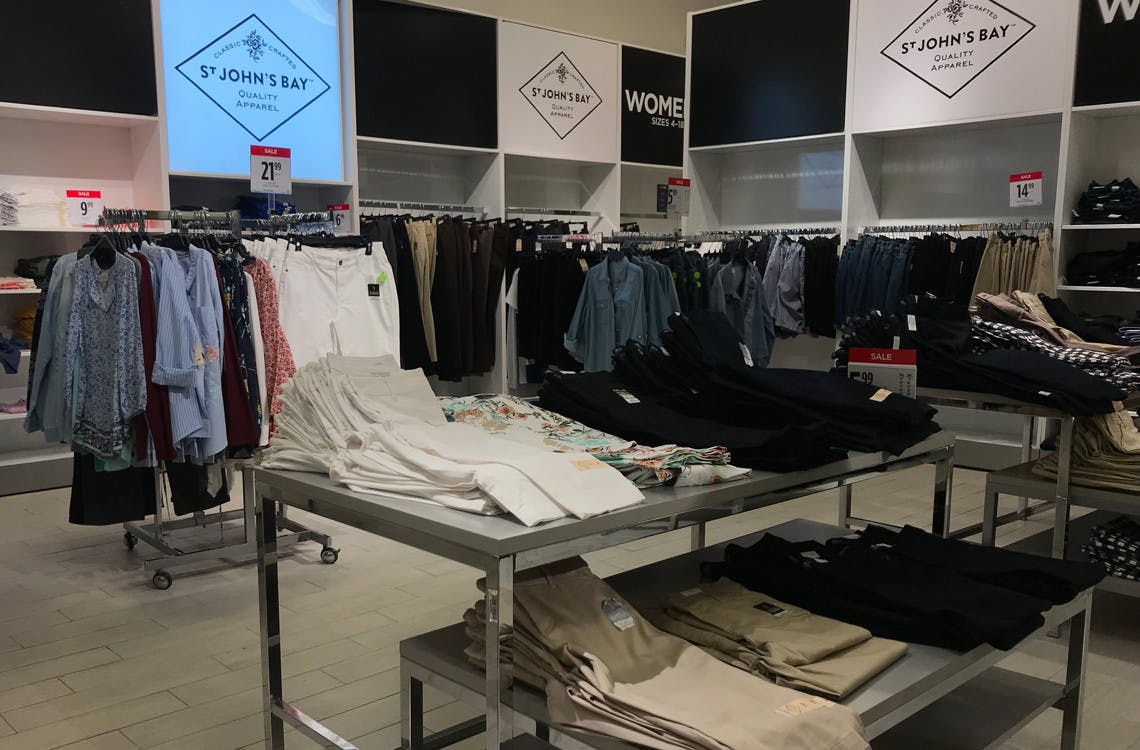 st john's bay denim capris