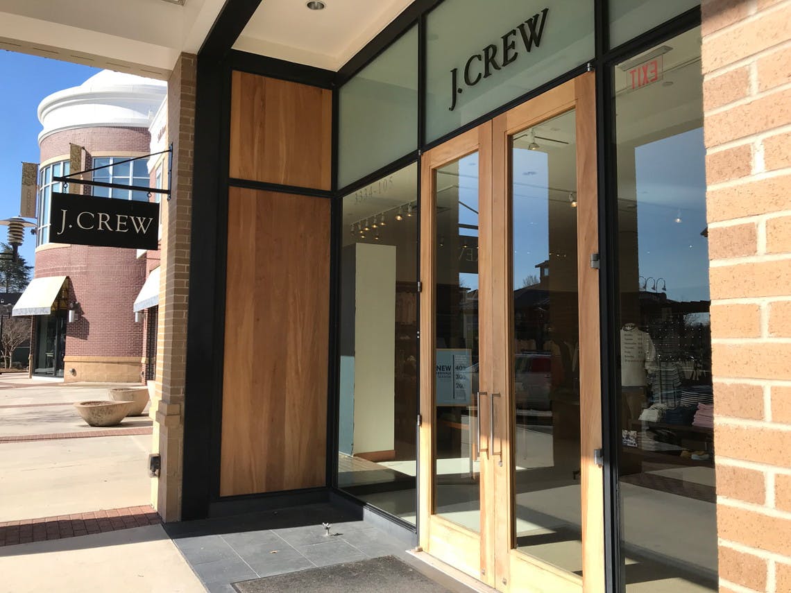 J.Crew store entrance