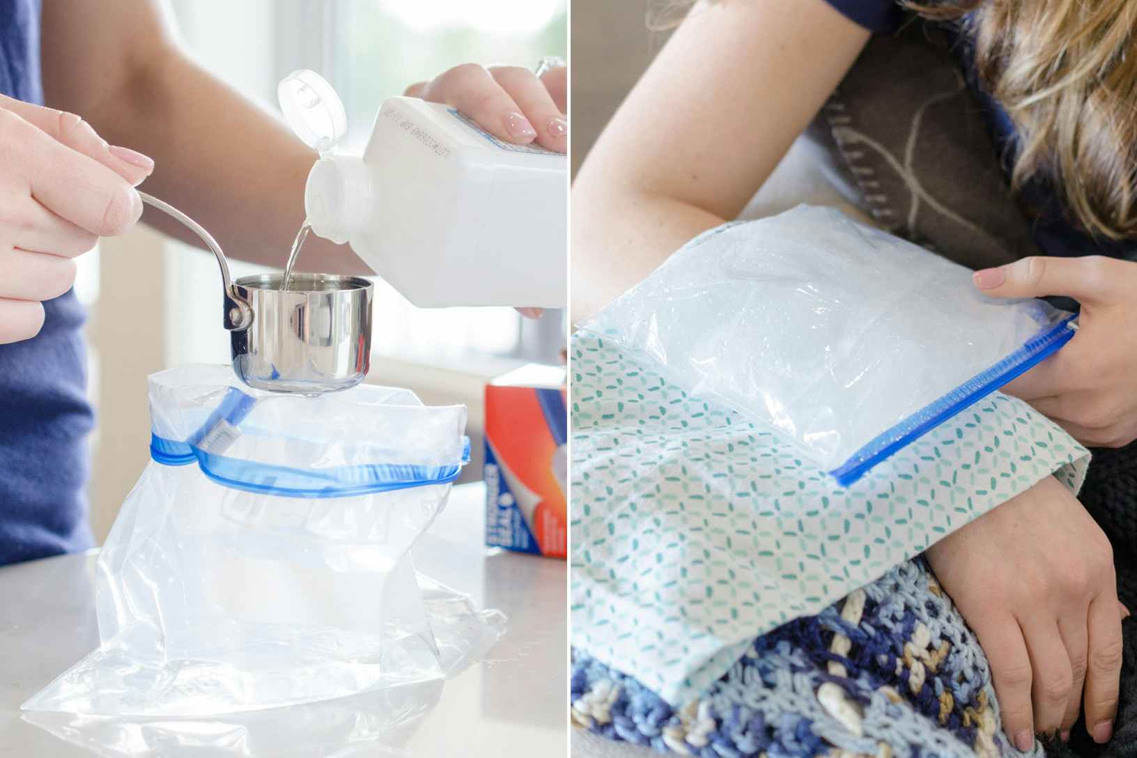 Make an ice pack.