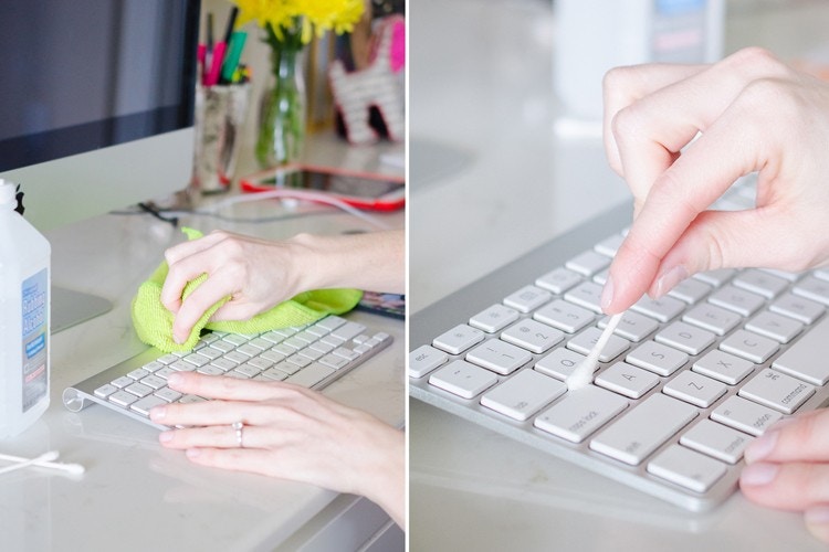 Clean computer keyboards.
