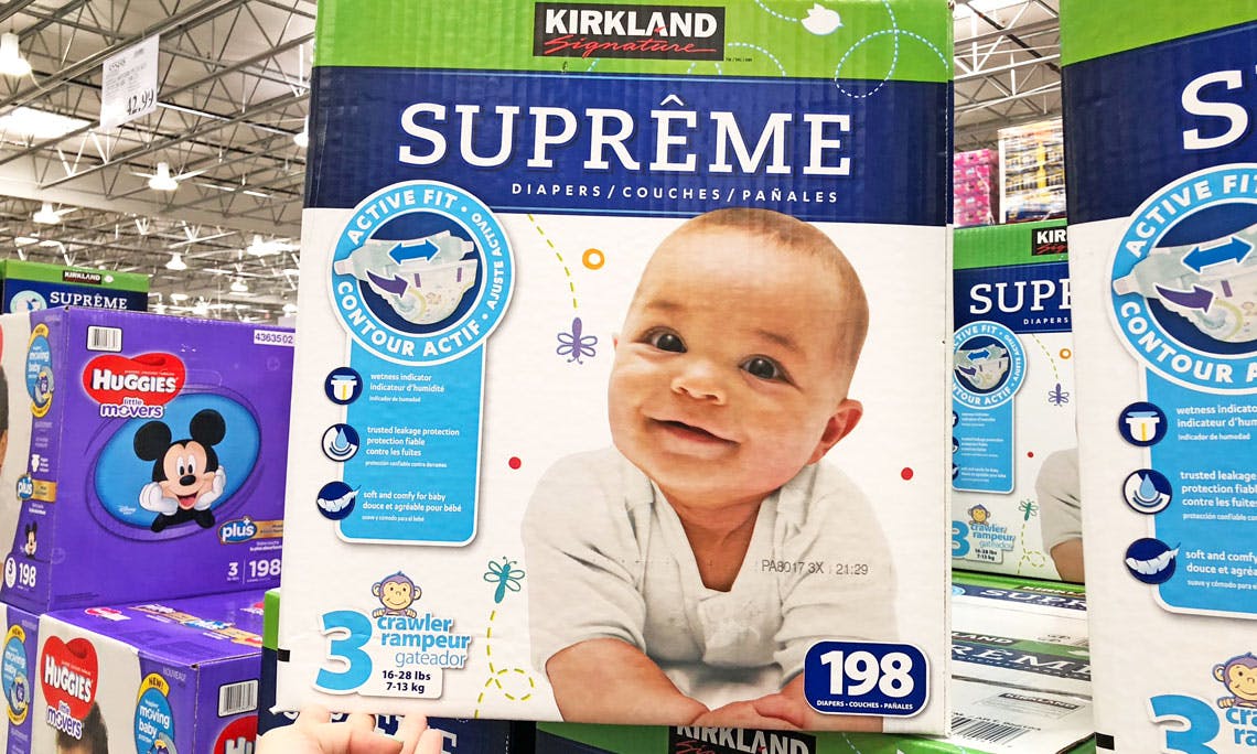 kirkland supreme diapers size 3