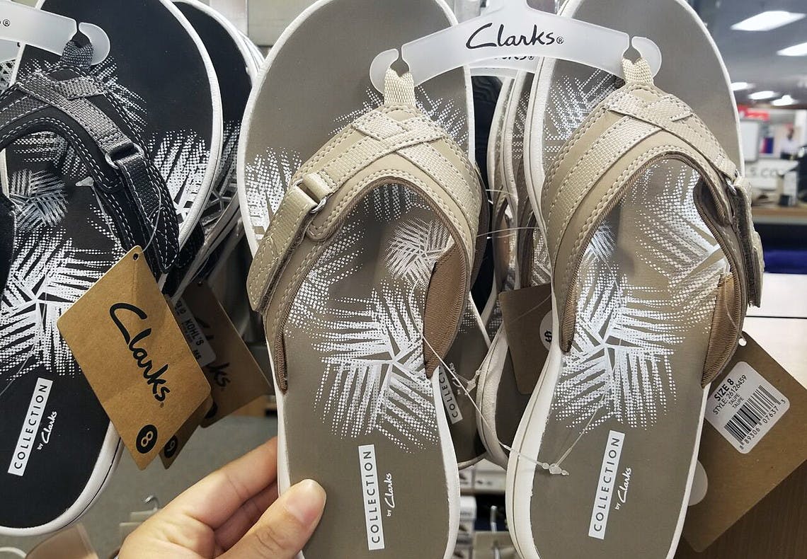 kohl's clarks sandals