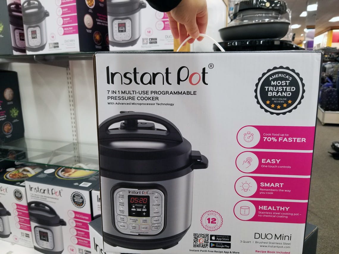 instant pot duo nova 3 qt kohls