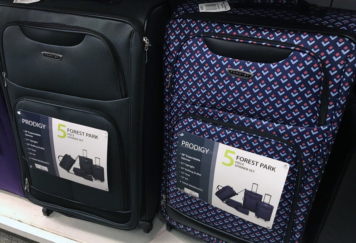 kohls 5 piece luggage set