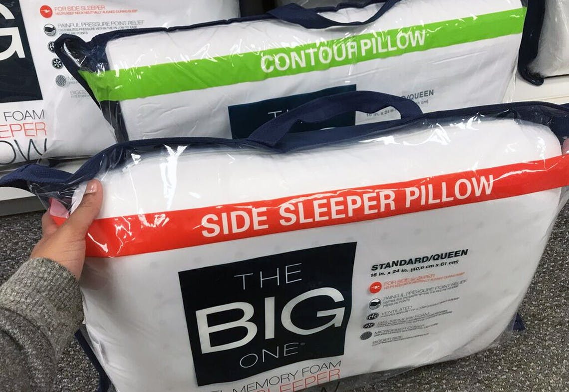 Microfiber Pillow Kohl's Big One Contour Pillow The Big One