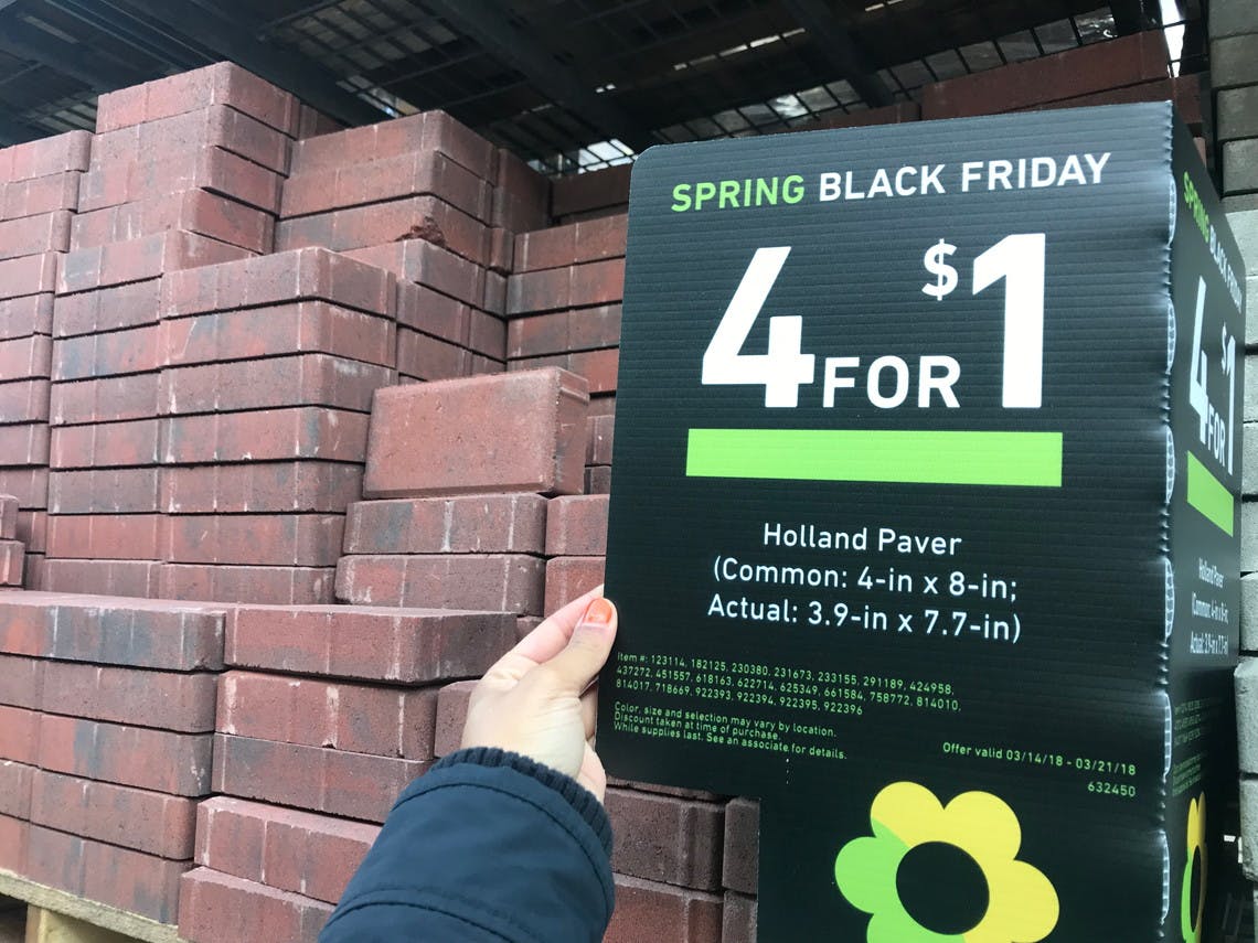 Lowes Com Patio Pavers Only 0 25 Each Reg 0 51 The Krazy Coupon Lady