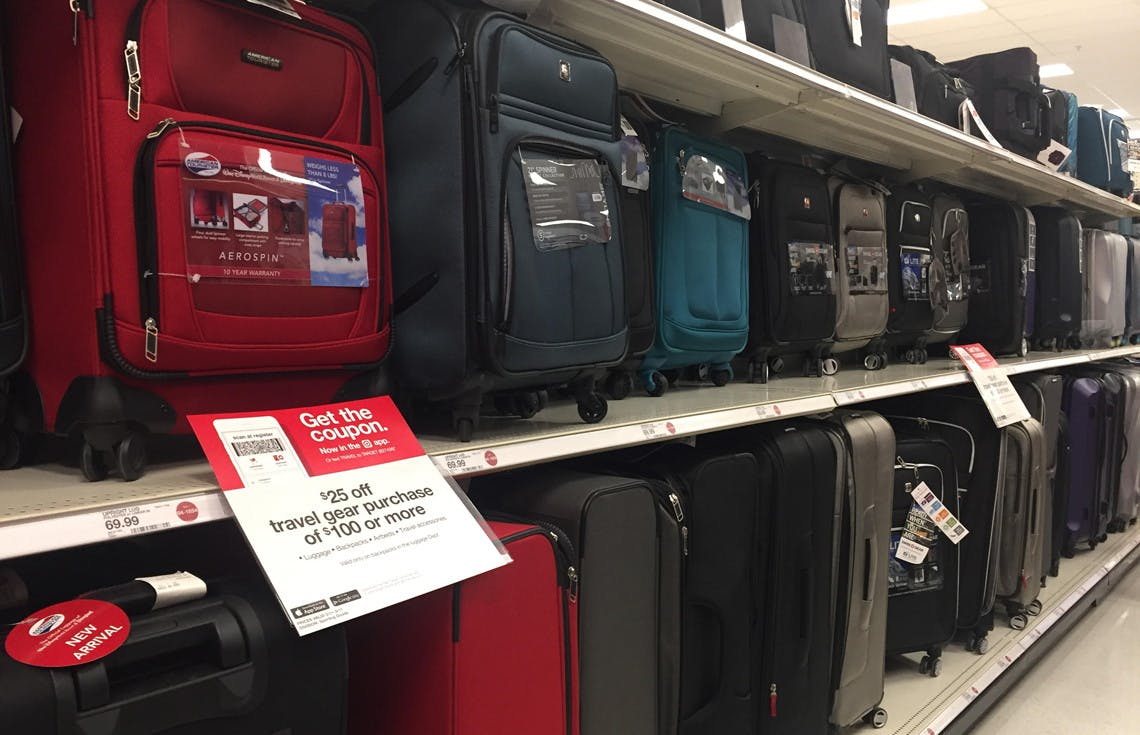 target underseat luggage