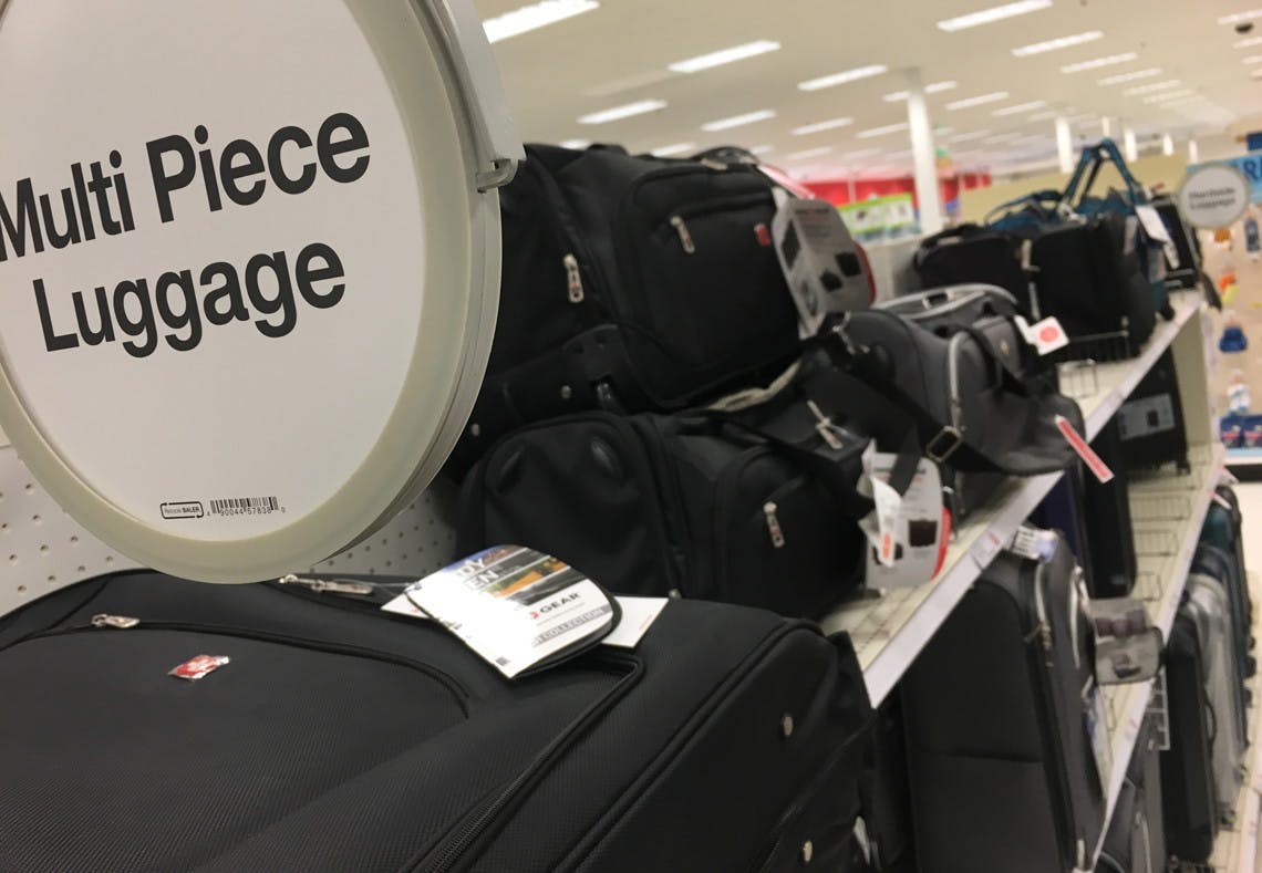 underseat luggage target