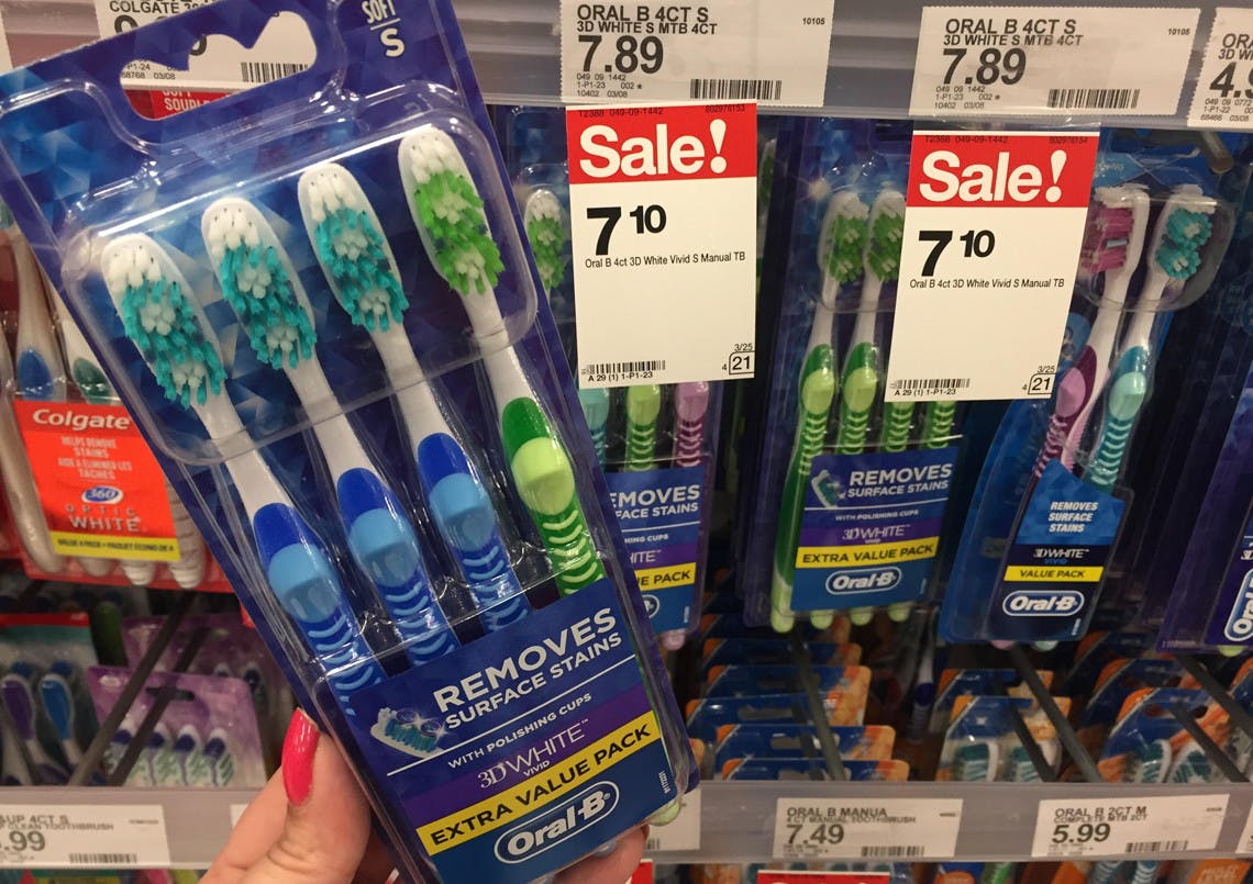 OralB 3D White Vivid Toothbrushes, Only 0.92 Each at Target! The
