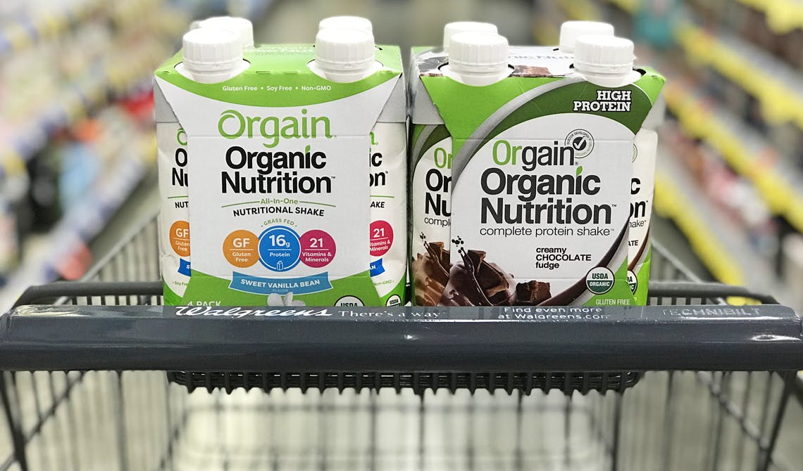 Orgain Nutritional Drinks 4Pack, Only 2.99 at Walgreens! The Krazy