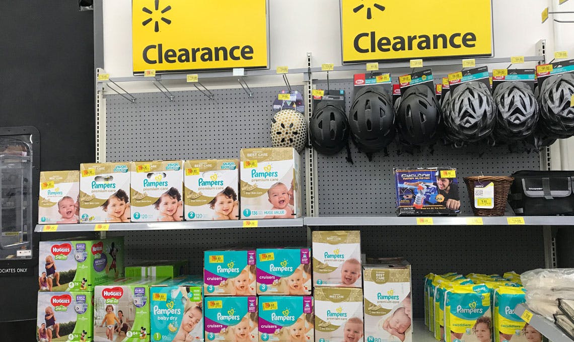pampers clearance