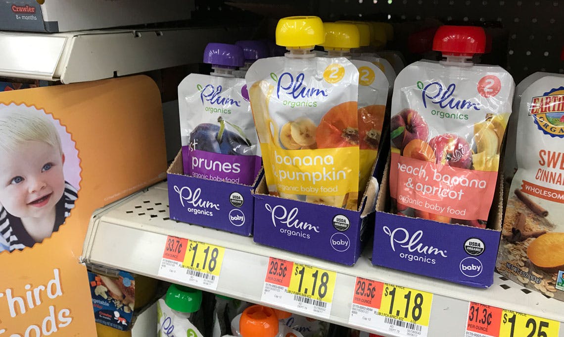 Plum Organics Baby Food Pouches, Only 0.63 at Walmart! The Krazy