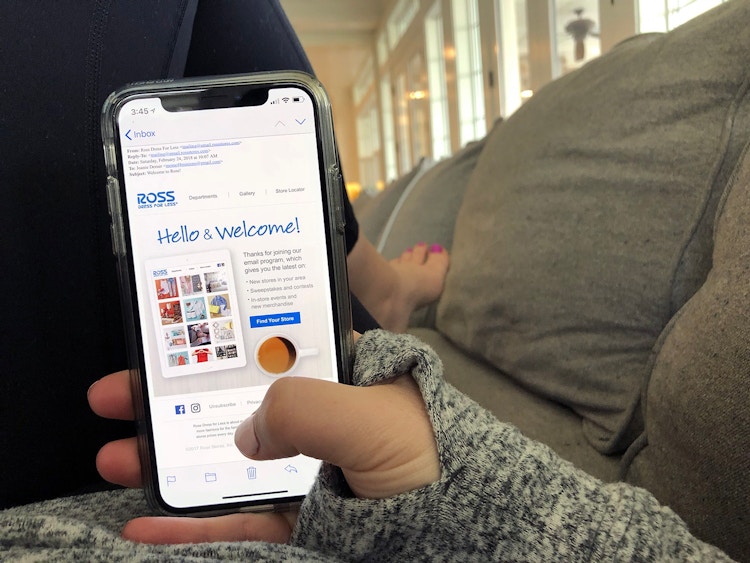 Ross emails? Skip 'em. Facebook and Instagram? Pass. App? Don't even.