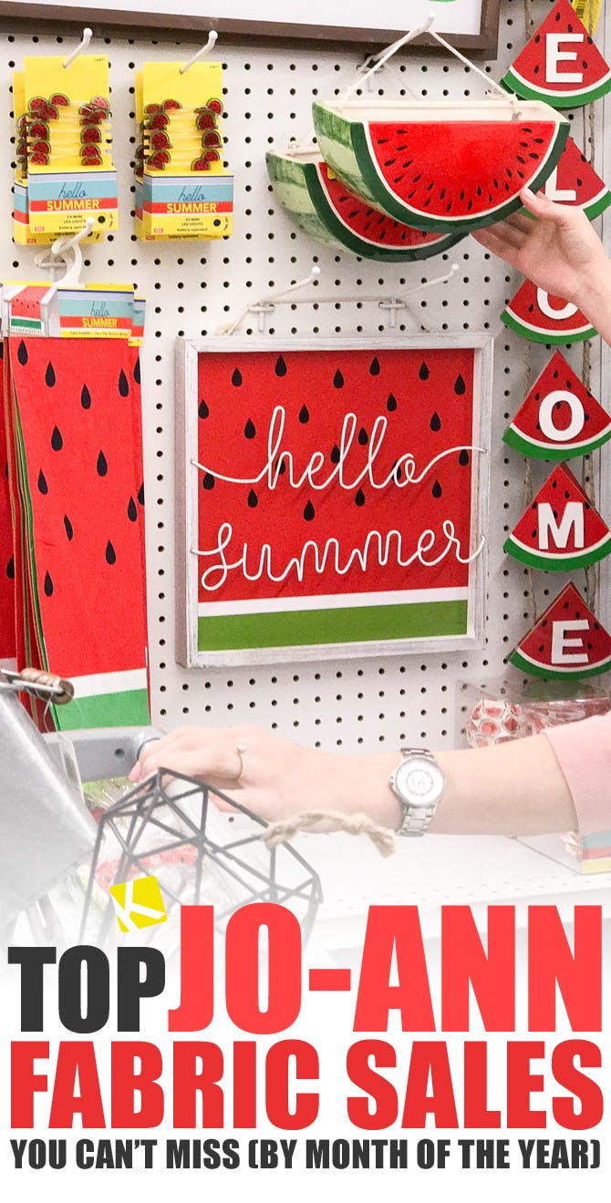 Top Jo-Ann Fabric Sales You Can't Miss (by Month of the Year)