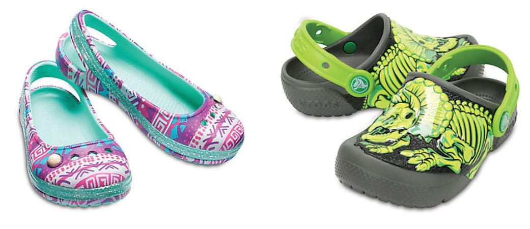 different style crocs