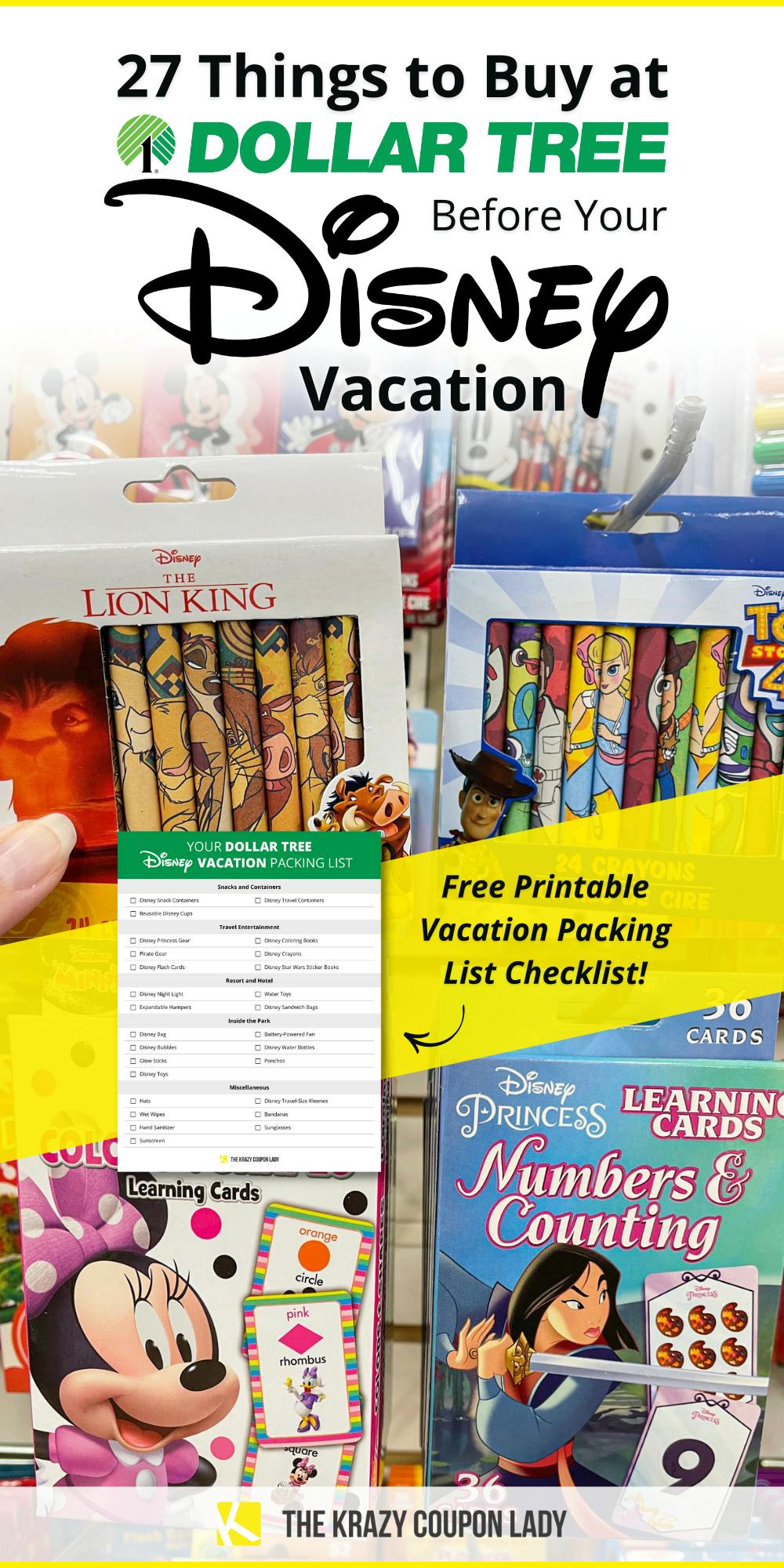 27 Dollar Tree Disney Items to Buy Before a Disney Vacation