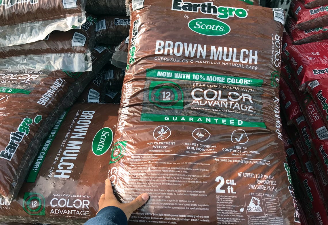 Last Chance! Colored Mulch Bags, $2 at Home Depot & Lowe's 