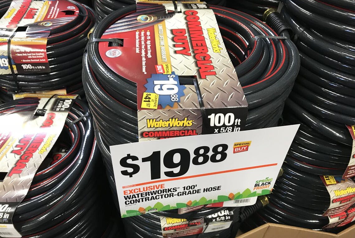 home depot hose storage