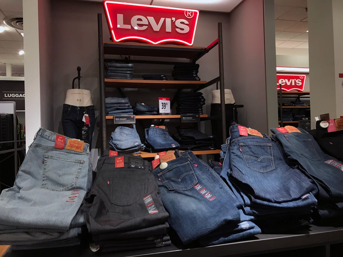 mens levi jeans at jcpenney