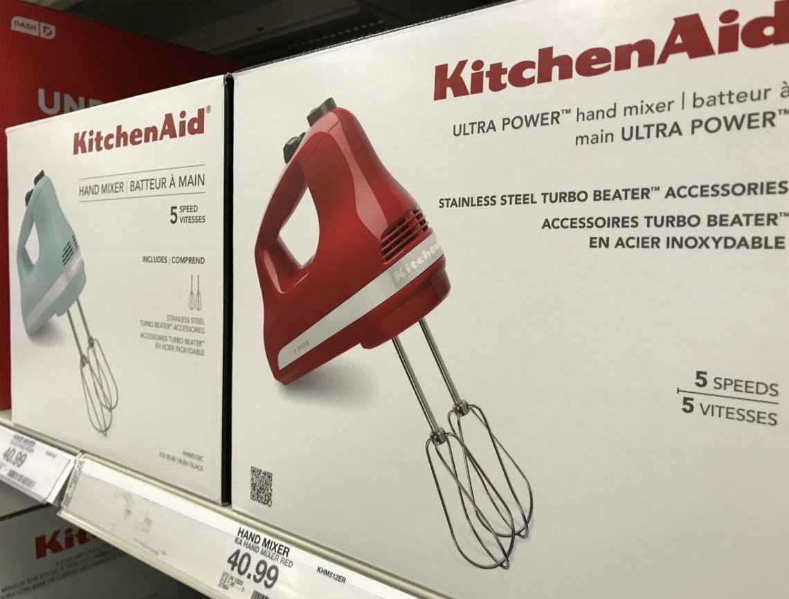 KitchenAid Hand Mixers, Just $33.24 at Target - The Krazy Coupon Lady