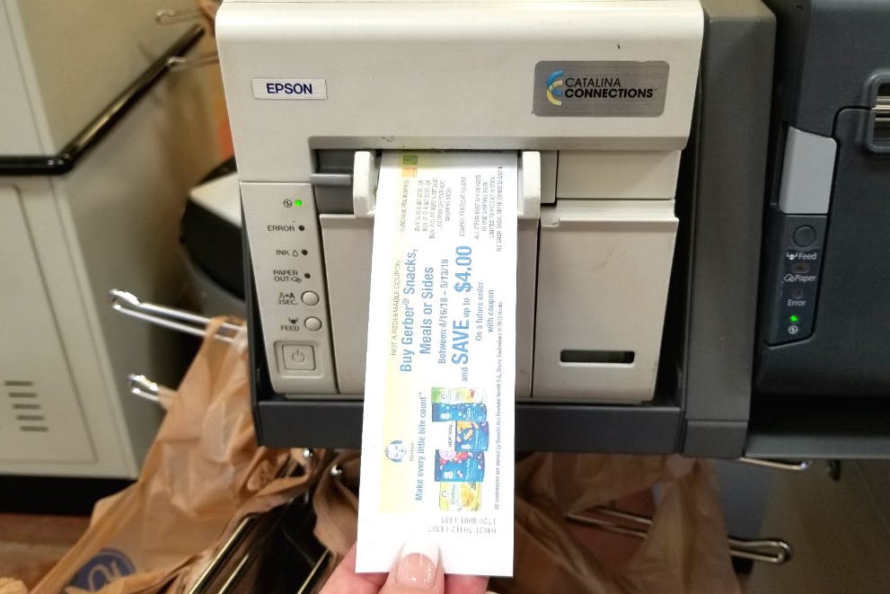catalina machine spits out kroger coupons
