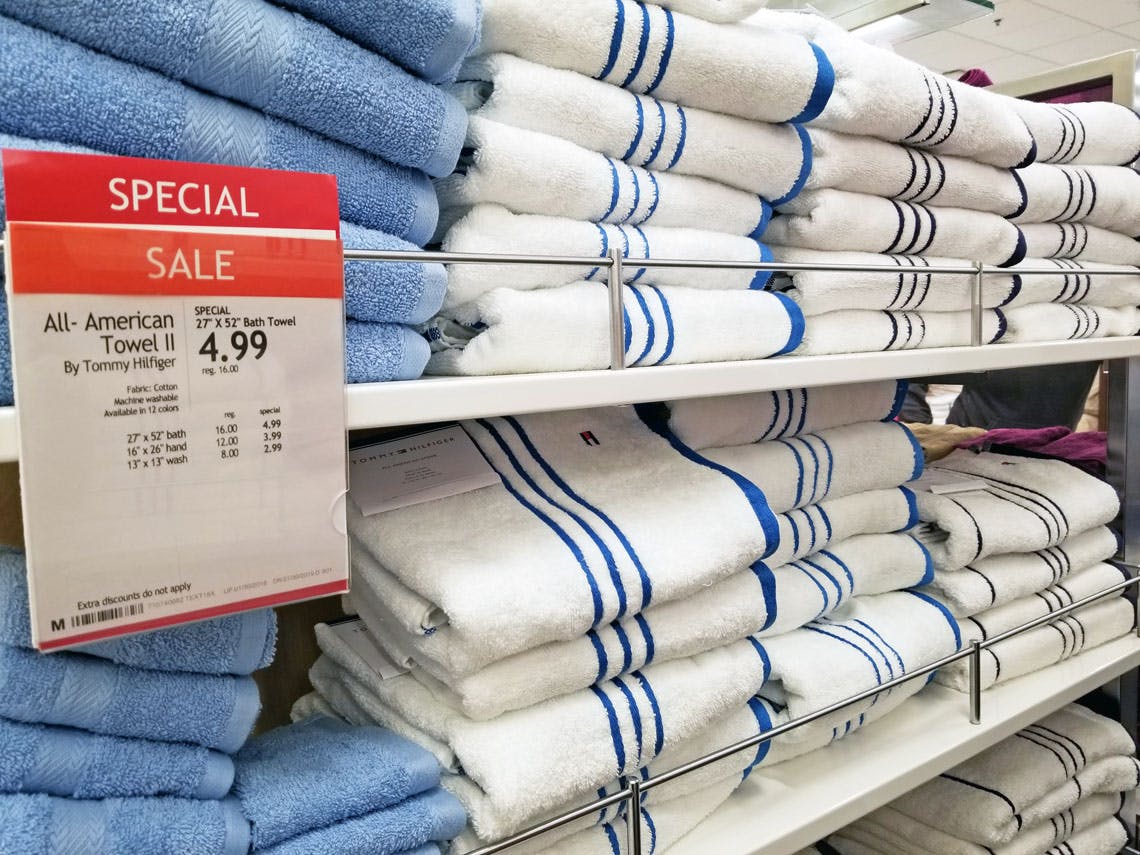 Tommy Hilfiger Cotton Bath Towels, Only $5 at Macy's (Reg ...