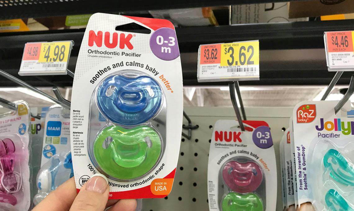 Nuk Pacifiers, as Low as $0.81 Each at Walmart! - The Krazy Coupon Lady