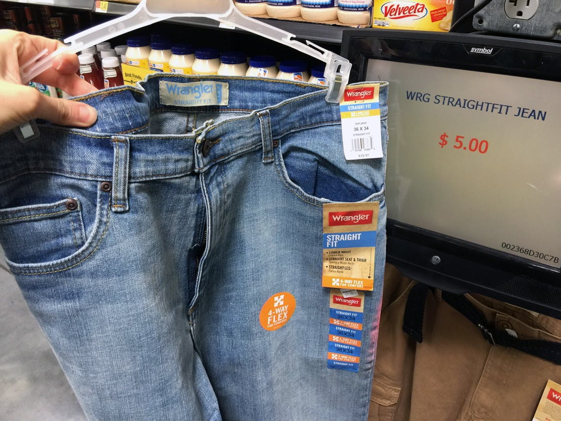 wrangler flex waist jeans at walmart