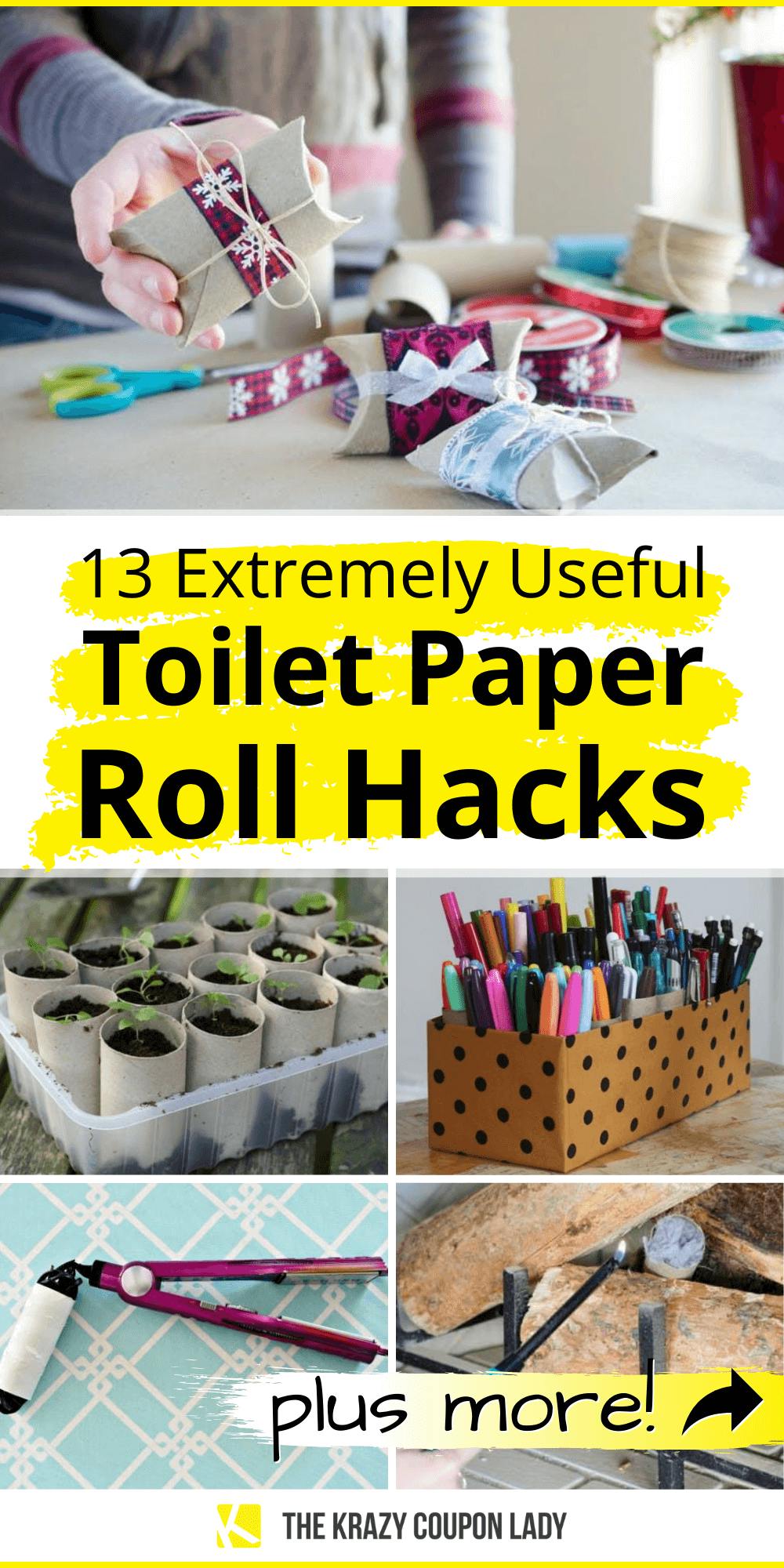13 Useful Toilet Paper Tube Hacks