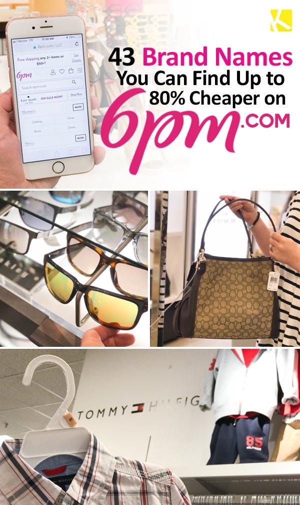 43 Brand Names You Can Find Up to 80% Cheaper on 6pm.com