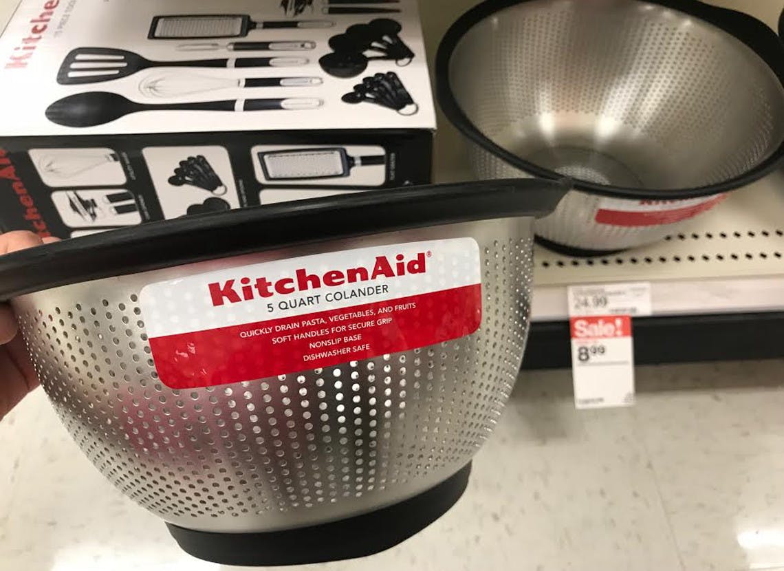 metal colander target