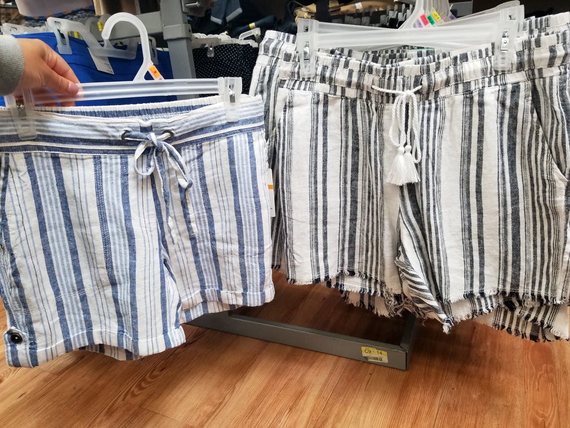 walmart time and tru linen shorts