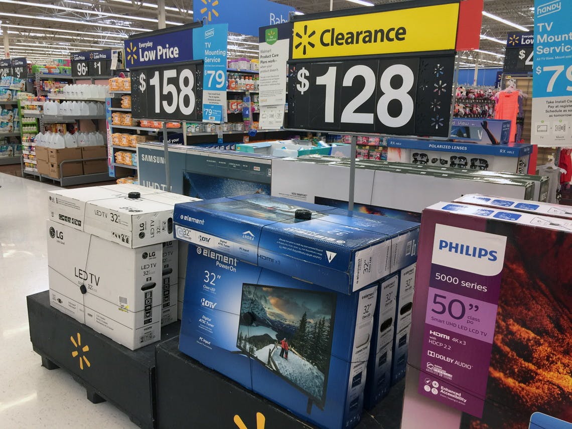 Up To 75 Off Tv Clearance At Walmart 55 Ultra Hdtv Only 199